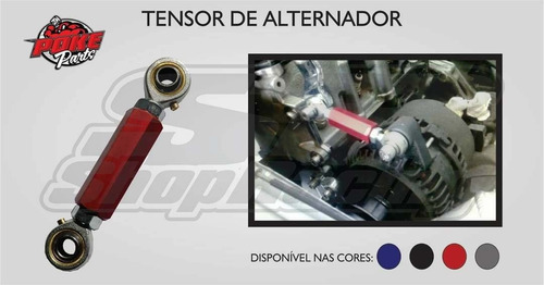 Tensor Do Alternador Aluminio Vw Ap Com Unibol Preto