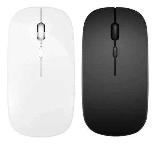 Mouse Ratón Dual Bluetooth Recargable Silencio Vintage Pc