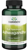 Comprar Suplemento en cápsulas Swanson Suplementos Full Spectrum Aswagandha ashwagandha en pote de 1mL 100 un