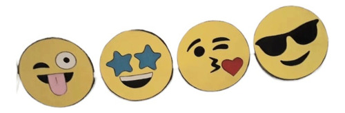 Guirnalda Banderines Emoji Emoticon Deciracion