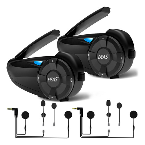 Auriculares Walkie-talkie Ejeas Intercoms Switch Para 7 Pers