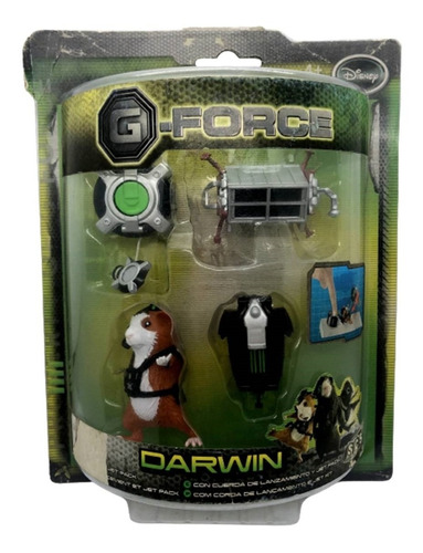 Mini Boneco Darwin Com Acessórios G-force Disney Original