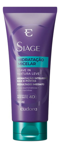 Leave-in Siàge Hidratação Micelar 100ml
