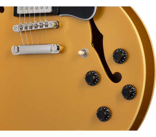 Imagen 7 de 7 de EpiPhone Es-335 Traditional Pro Metallic Gold