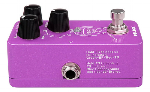 Pedal De Efectos De Guitarra Edge Delay Con Retardo Digital