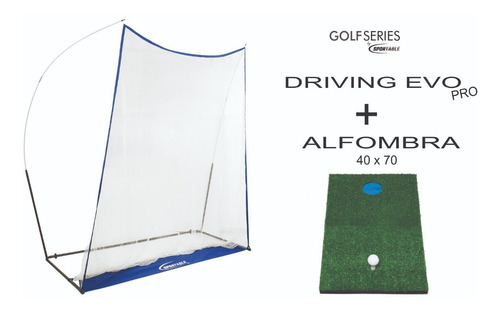 Imagen 1 de 4 de Red Golf Driving Evo Pro + Alfombra 40x70 + Tee