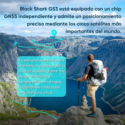 Smartwatch Reloj Inteligente Xiaomi Black Shark Gs3 1.43'' Amoled Compatible con Android y iOS GPS llamada bluetooth(ENC) 50m resistente al agua Verde