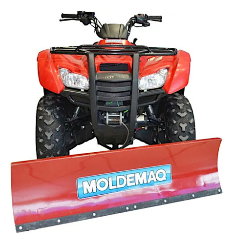 Lâmina Niveladora Frontal Atv Com Guincho 3000 Lbs Moldemaq