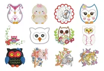 Comprar 48 Matrices P\u002F Maquinas De Bordar Buhos \u002F Lechuzas