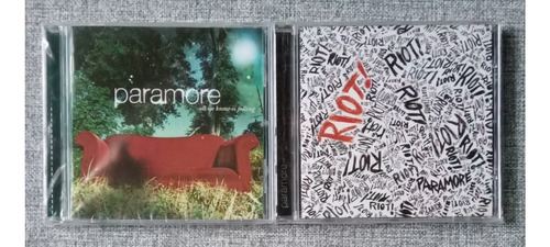 Lote 2 Cd Paramore - All We Know Is Falling  Y Riot Nuevos 