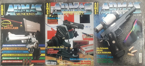 Lote De 3 Revistas Armas Y Municiones N°17-89-90