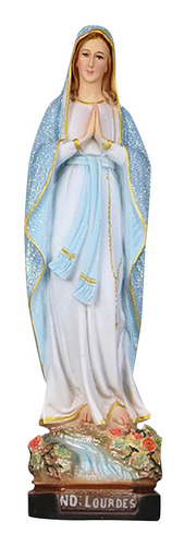 Estatuas De Estatuillas De María Escultura De Madonna Azul