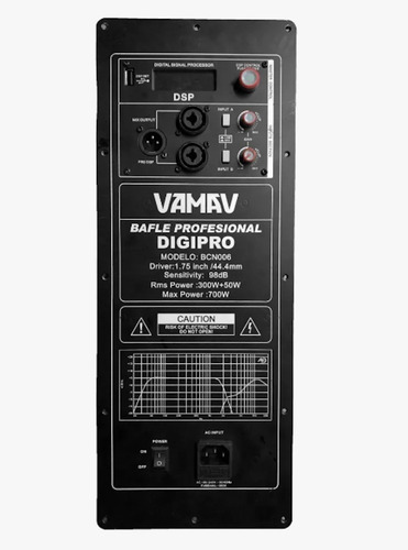 Bafle Amplificado 15 Dsp 350 W Rms Vamav Digipro Con Envio