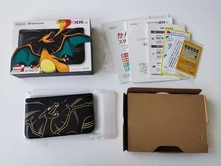 Nintendo 3ds Xl Ll Edicion Pokemon Charizard/lizardon + Carg