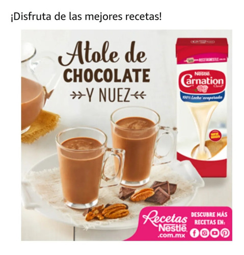Leche Evaporada Nestlé Carnation Clavel 985grs - 12 Pack