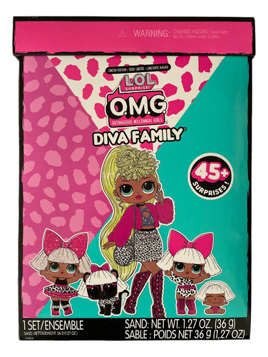 Muñeca Lol Surprise Diva Family Limited Edition 45 Sorpresas