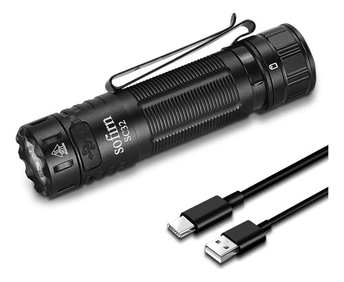 Sofirn Sc32 Edc 2000 Lúmenes, Pequeño Recargable Con Led Sup