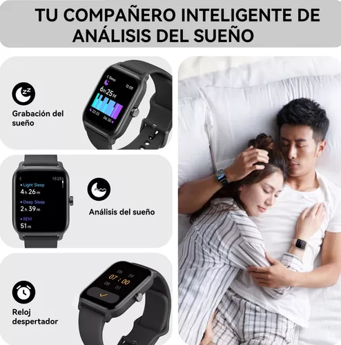 Reloj inteligente para hombre (respuesta/hacer llamadas), Alexa integrado,  monitor de actividad física de 1.8 pulgadas con monitor SpO2 de sueño de