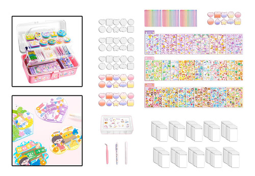 Juego De Pegatinas Para Tarjetas, Kit Decorativo 60 Piezas