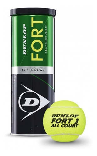 Imagen 2 de 5 de Tubo Pelotas Dunlop Fort X 3 Tenis Estacion Deportes Olivos