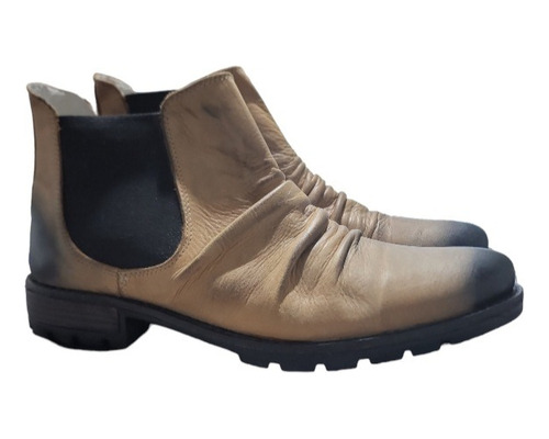 Borcegos Botas Andez Marron Negro Unico Par Disponible !