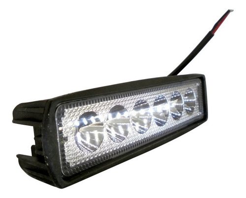 Faro Aux 6 Leds Luz Blanca 18w 1680 Lumenes Pz
