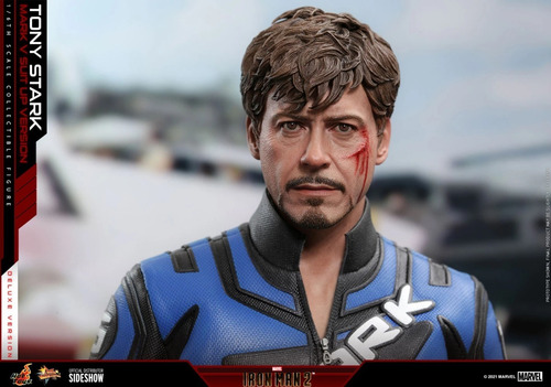 Hot Toys Tony Stark Mark V Suit Up Version Deluxe Escala 1/6