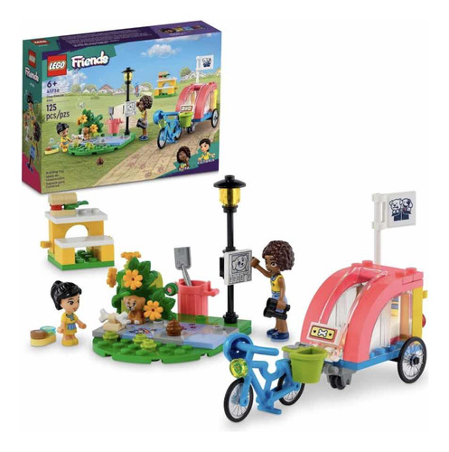 Lego Friends 41738 Bicicleta De Rescate Canino 125 Pzas