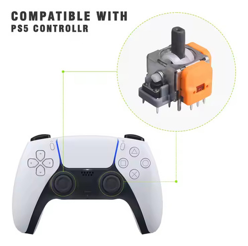 Potenciometro Magnetico Control Ps5 Joystick Repuesto Hall