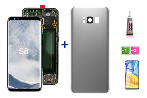 Pantalla Lcd+marco Compatibles Con Samsung S8 G950 Amoled