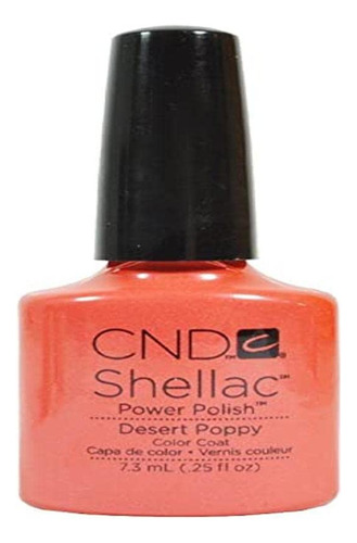 Esmalte De Uñas Cnd Shellac Desert Poppy Para Uso Prolongado