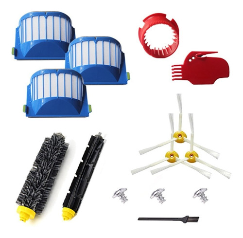Imagen 1 de 6 de Set Kit Repuesto Irobot Roomba 500 600 610 620 650 Series