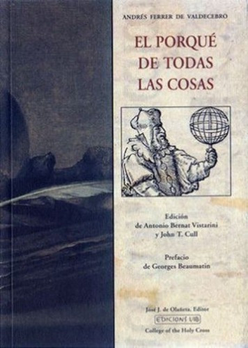 El Porque De Todas Las Cosas, De Ferrer De Valdecebro Andres. Editorial Olañeta, Tapa Blanda En Español, 1900