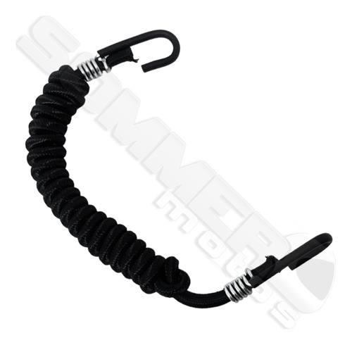 Elastico Com Ponta De Ferro 1.50m Preto Ms Extensor