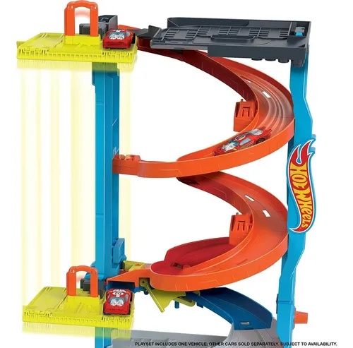 Mattel Hkx43 Hot Wheels City 2 In 1 Race Tower Midia