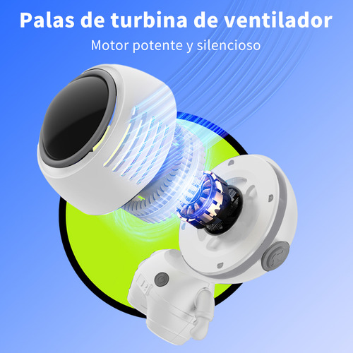 Astronautas Mini Ventilador De Mano Portátil Usb Sin Aspas