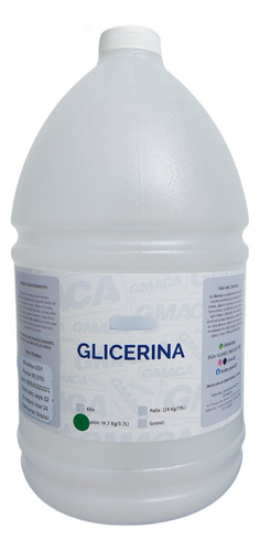Glicerina Cosmetica Al 99.8% De Pureza Galon De 4700g