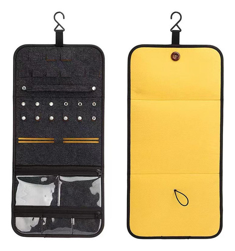 Joyería Bolsa Colgante Organizador De Joyas Puerta Amarillo