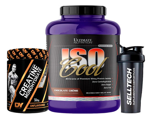 Iso Cool 5lb Chocolate+creatina Dorian Yates 300gr+shaker