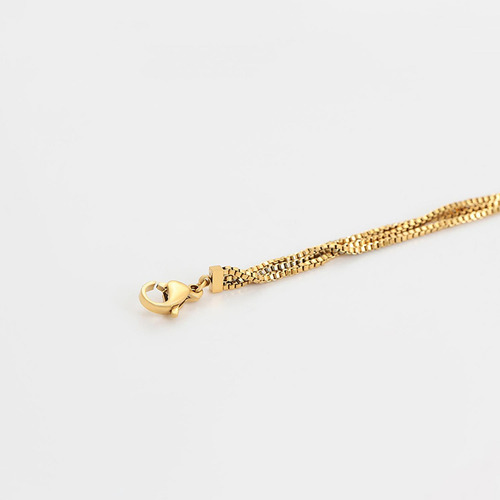 Pulsera Múltiple Para Dama Números Romanos Onix Oro 14k Lam Color Dorado Largo 17 Cm