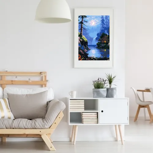 Kit De Pintura Al Óleo Diy 16x20: Hermosos Paisajes, Decorac