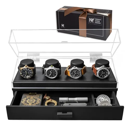 Vitrina Para Relojes Holme & Hadfield Premium De Madera Con