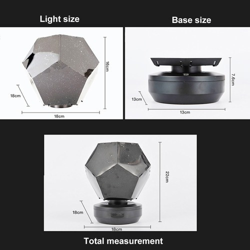 * 3d Proyector Estrella Luz De Noche Constelación Proyección