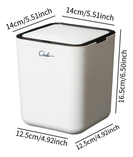 Hs Mini Cubo De Basura Para Escritorio, Cesto De Basura Con