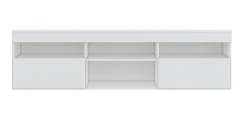 Imagen 3 de 6 de Rack Para Tv Paris De 65 Pulgadas Color Blanco