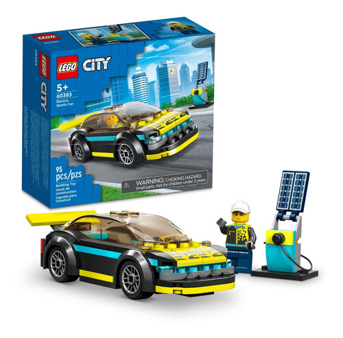 Carro Esportivo Elétrico Lego City 60383, Brinquedo Por Mais
