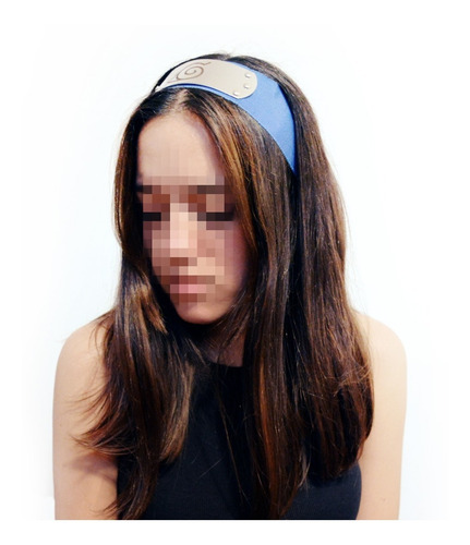 Naruto Bandana Vincha Azul Konoha - Acero Inox. - Cosplay