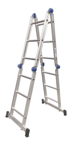 Escada Articulada Alumínio 3x4 12 Degrau Multifuncional Real