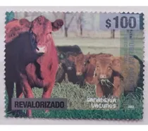 Comprar Estampilla Revalorizada $ 100 2023 Ganaderìa-vacunos. Mint