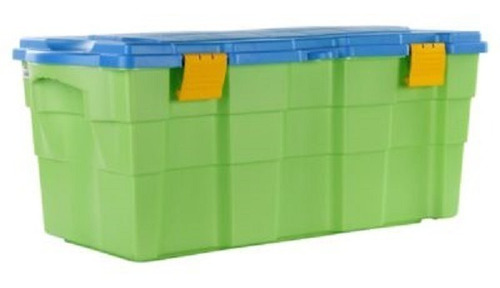 Baul Caja Organizador Wenco 100lts Verde/celeste 94x45x40cm